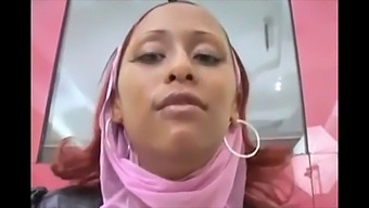 Arab Teen With Big Natural Tits Takes A Facial From A Big Cock