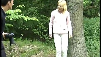 Teen German Girl Gets Picked Up For Outdoor Fun
