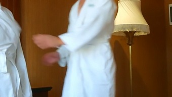Strong Fucking In The Sauna With A Gorgeous Girl