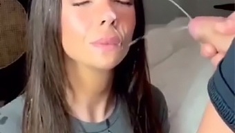 Amateur Girlfriend Gives Blow Job And Facial Compilation