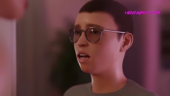 3d Animated Stepson Gets Help From His Sexy Stepmother In More Than One Way.